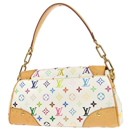Louis Vuitton 2008 White Monogram Multicolor Beverly MM Handbag M40203