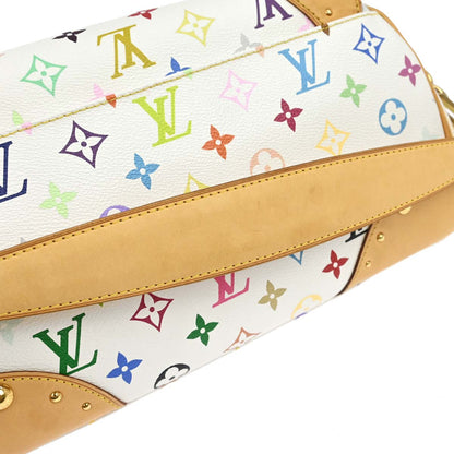 Louis Vuitton 2008 White Monogram Multicolor Beverly MM Handbag M40203