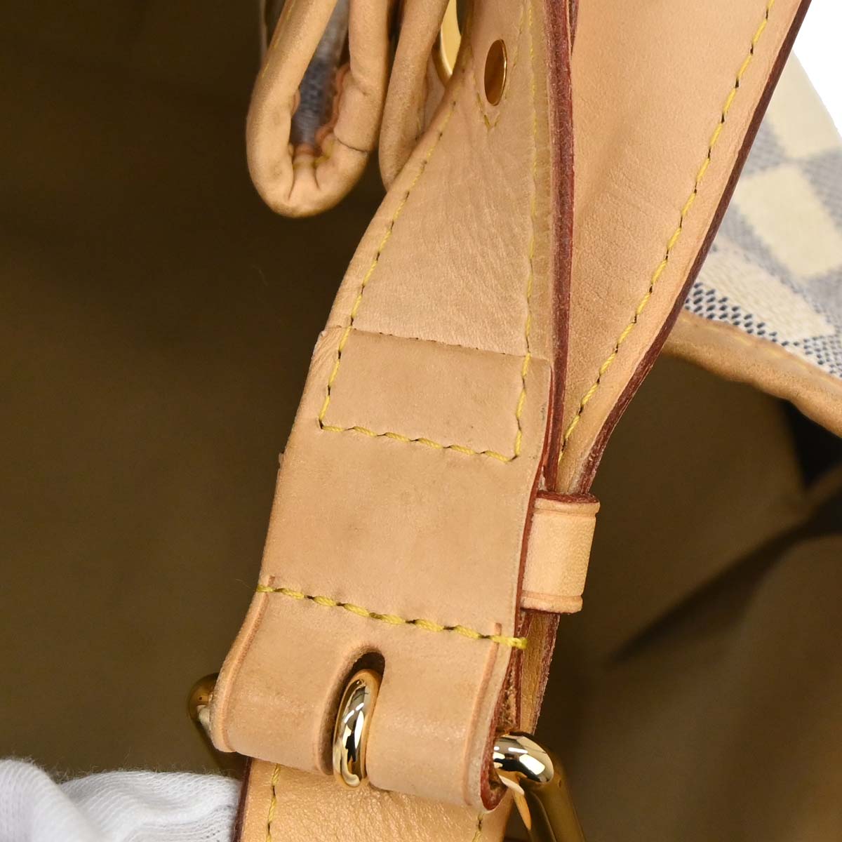 Louis Vuitton Damier Azur Galliera PM Handbag N55215