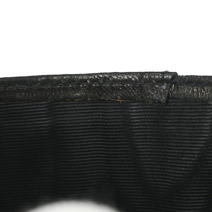 Chanel 1994-1996 Bifold Wallet Black Lambskin