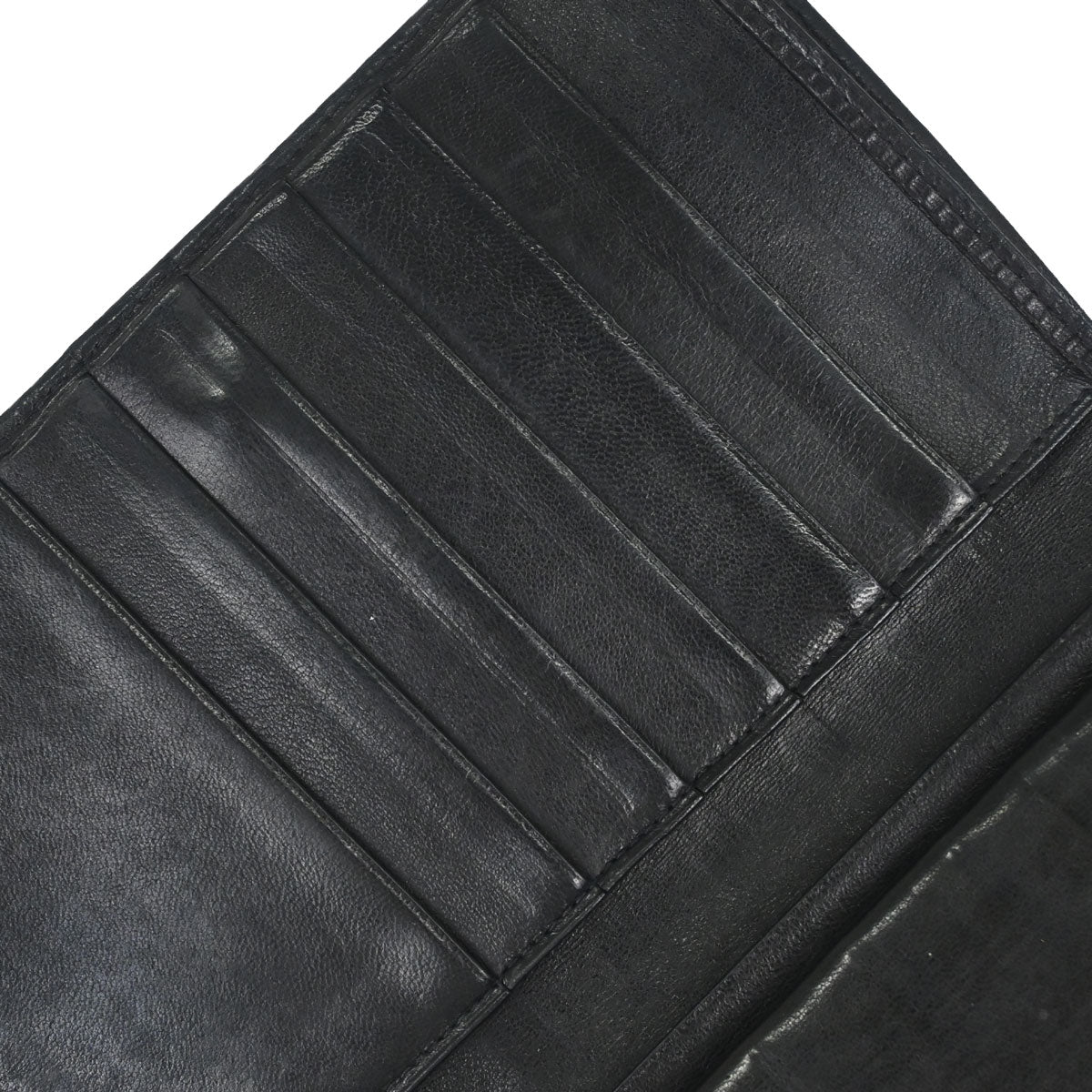 Chanel Black Lambskin Bicolore Long Bifold Wallet