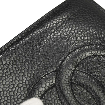 Chanel Black Caviar Skin Bifold Wallet