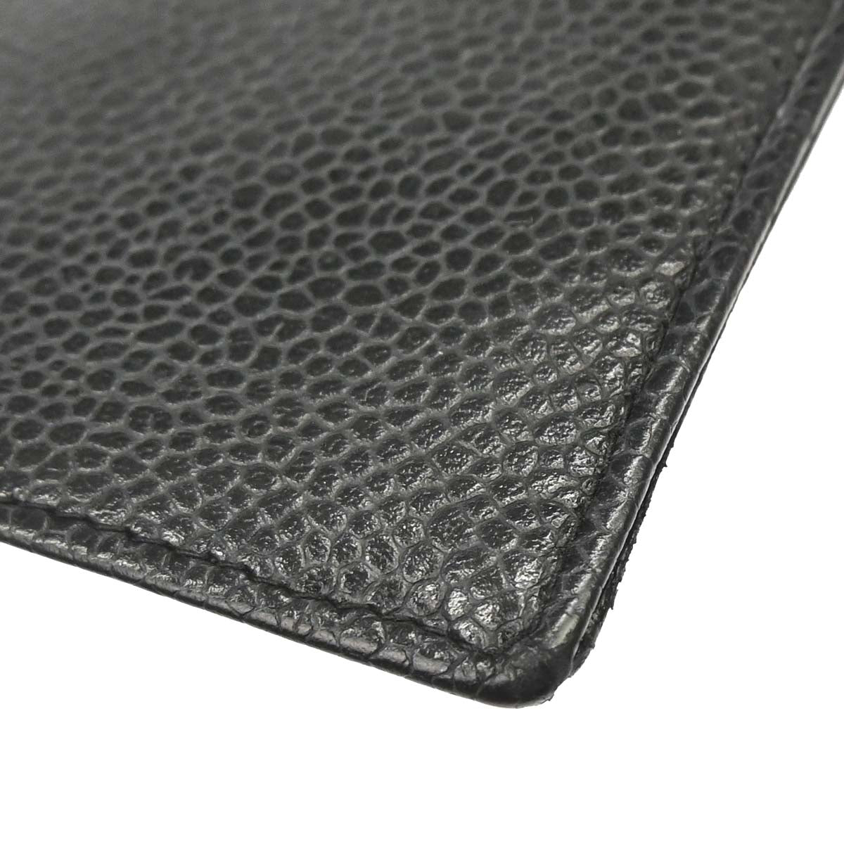Chanel Black Caviar Skin Bifold Wallet