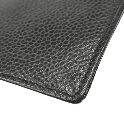 Chanel Black Caviar Skin Bifold Wallet