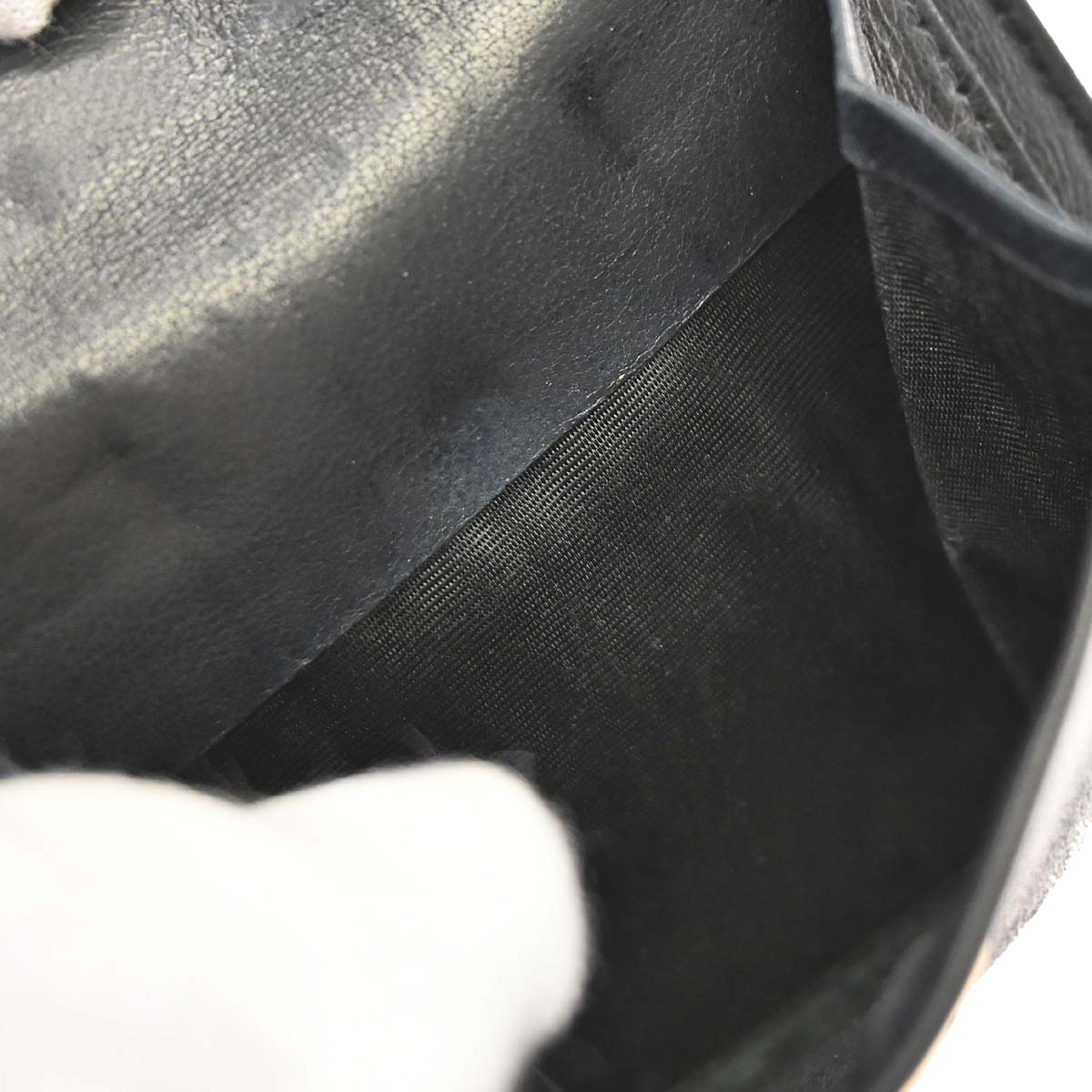 Chanel Black Caviar Skin Bifold Wallet