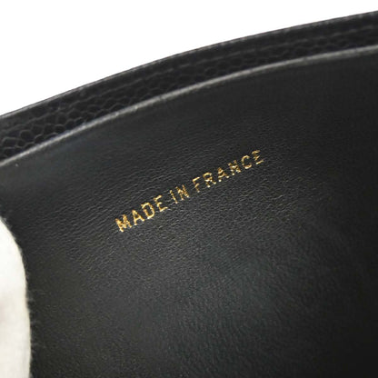 Chanel Black Caviar Skin Bifold Wallet