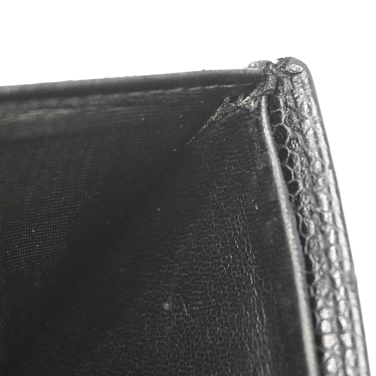 Chanel Black Caviar Skin Bifold Wallet