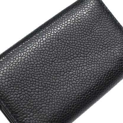 Chanel 1994-1996 Key Case Black Caviar Skin Small Good