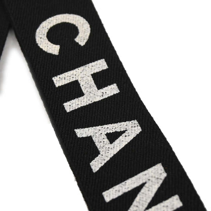 Chanel Black Suspenders 15 Small Good