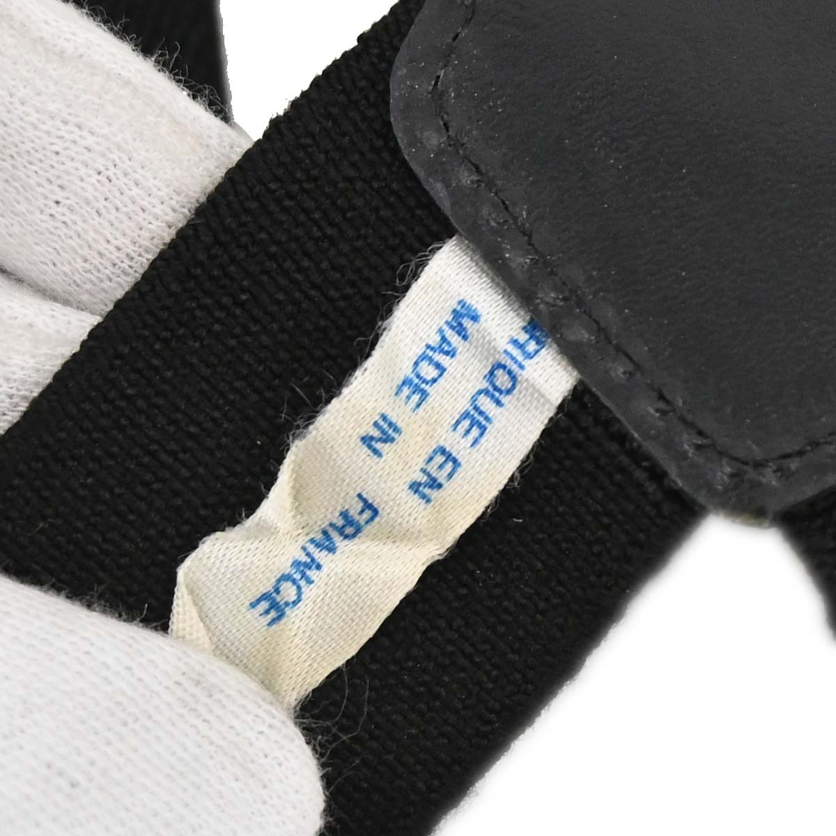 Chanel Black Suspenders 15 Small Good