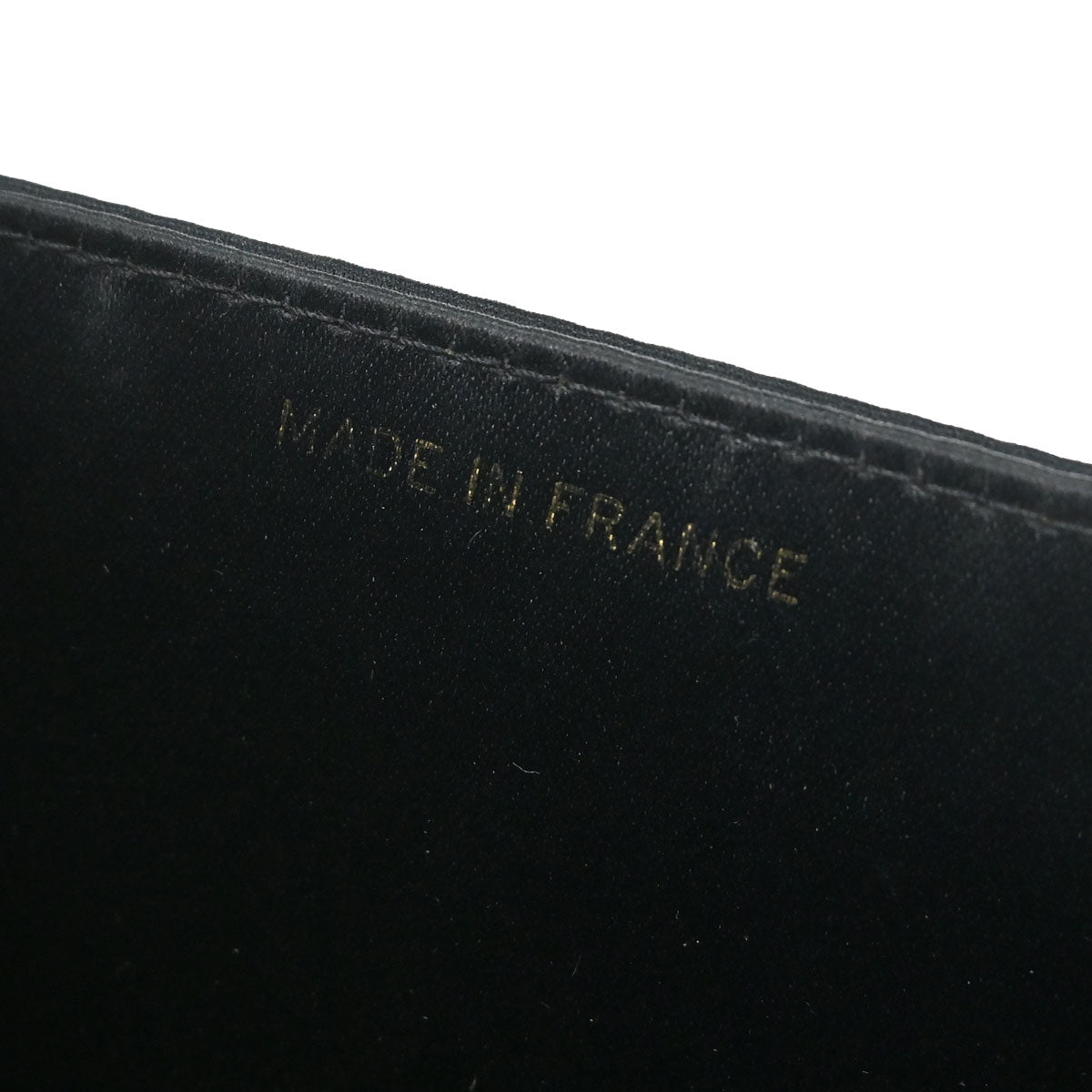 Chanel 1989-1991 Black Satin Straight Flap Shoulder Bag