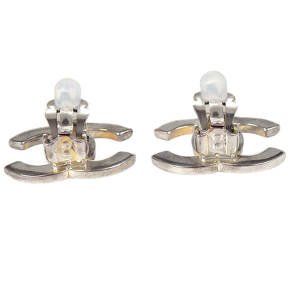 Chanel CC Clip-On Earrings Silver 98P