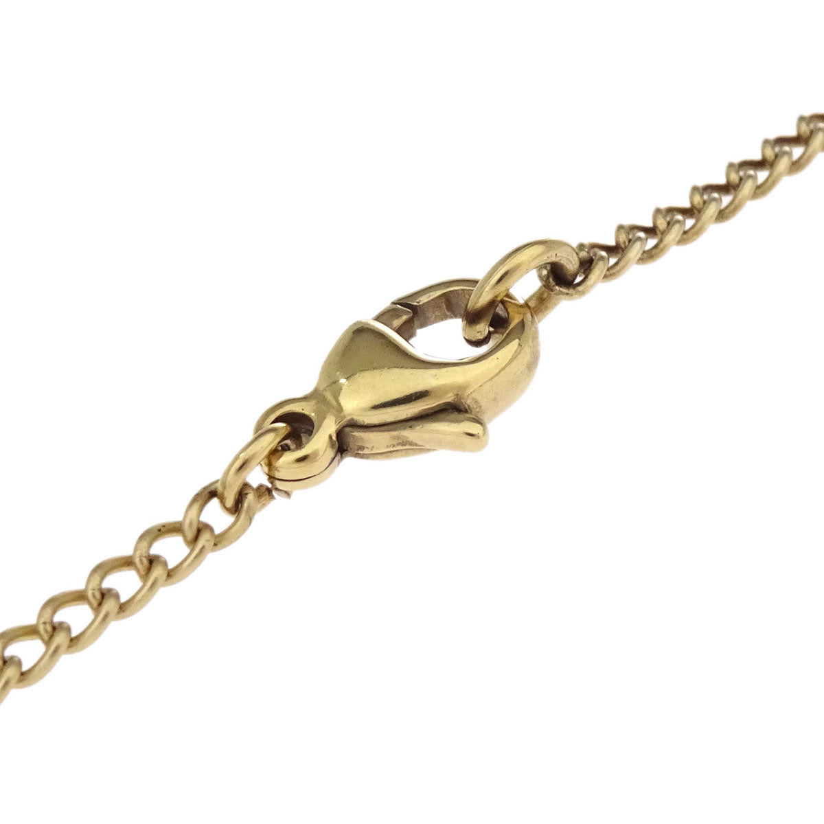 Chanel Gold CC Crossbones Pendant Necklace 03P