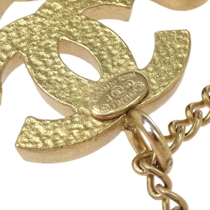 Chanel Gold CC Crossbones Pendant Necklace 03P
