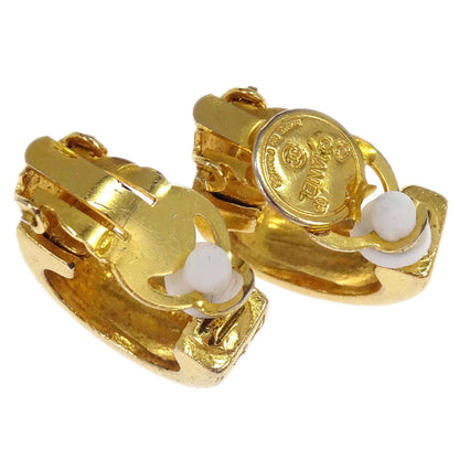 Chanel Hoop Clip-On Earrings Gold