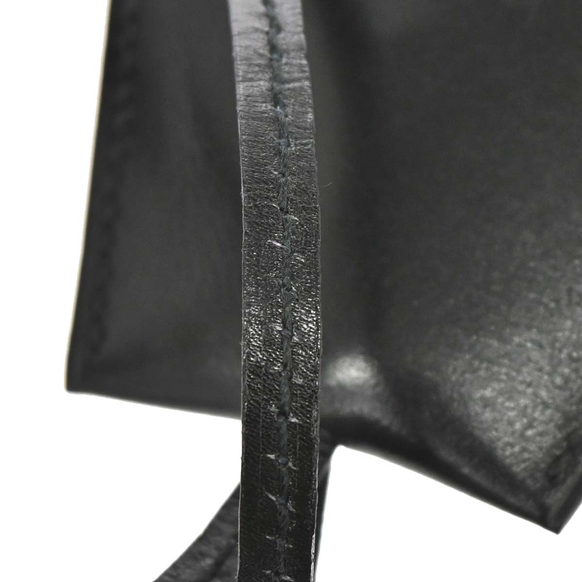 Hermes by Margiela Black Box Calf Clochette Necklace Pendant