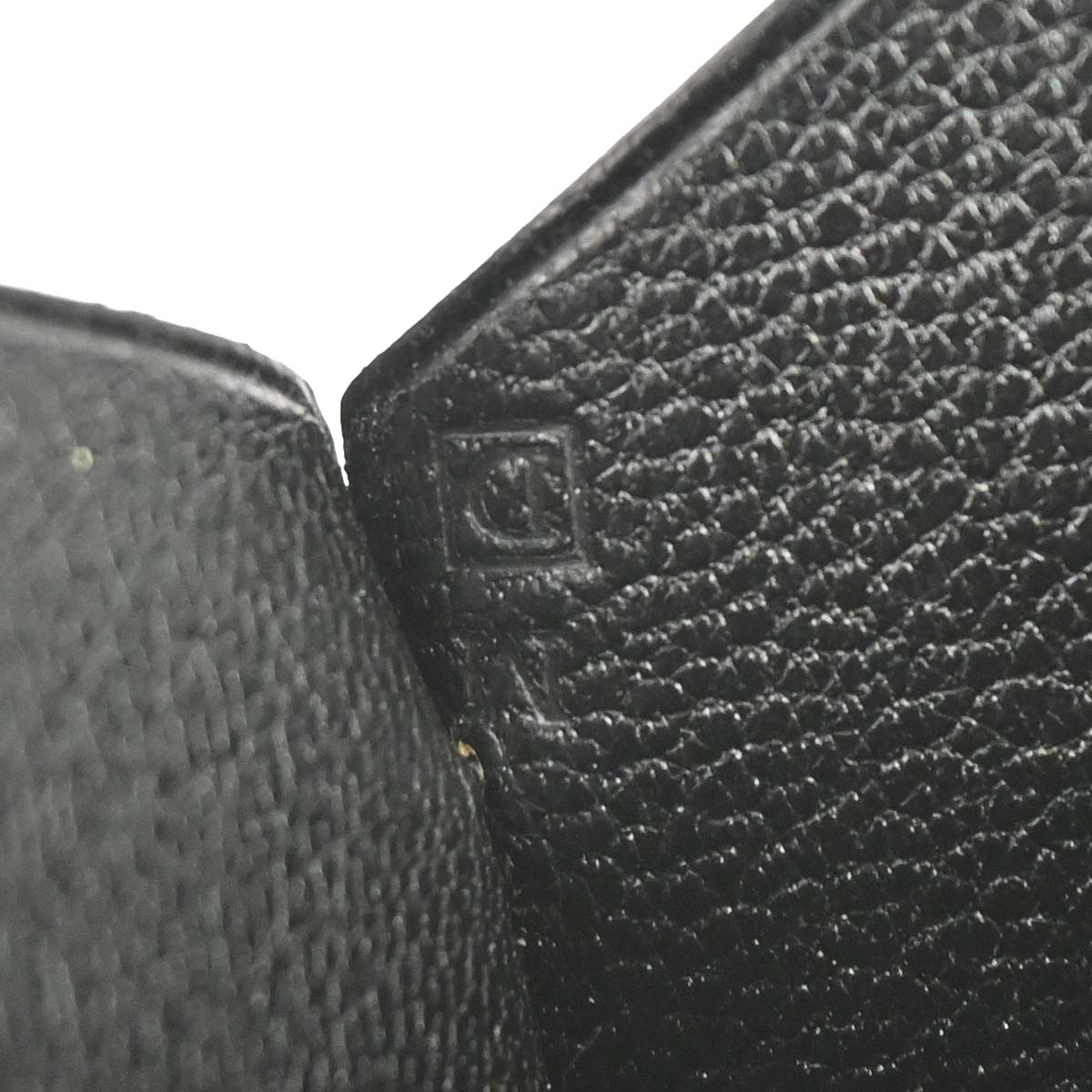 Hermes by Margiela Black Box Calf Clochette Necklace Pendant