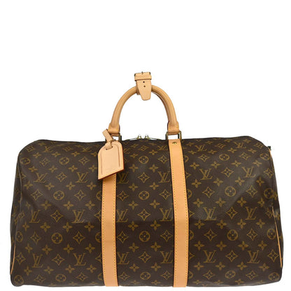 Louis Vuitton 2003 Monogram Keepall 50 Duffle Travel Handbag M41426