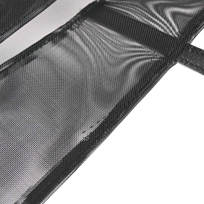 Fendi Black Nylon Mesh Tote Handbag