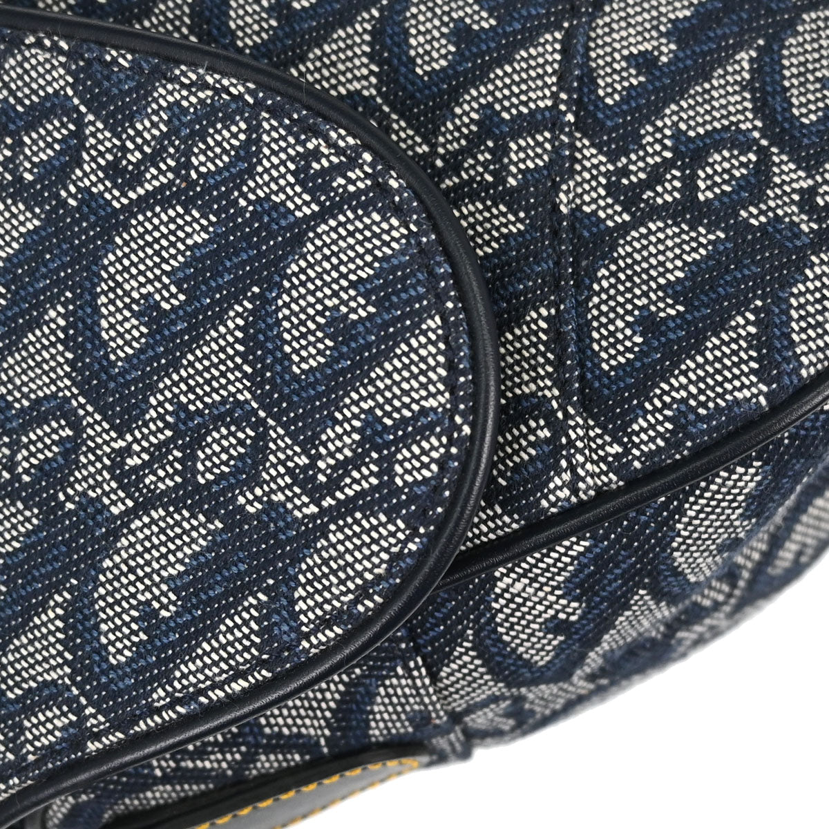 Christian Dior Navy Trotter Saddle Handbag