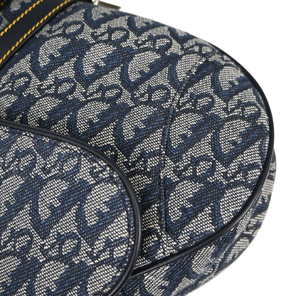 Christian Dior Navy Trotter Saddle Handbag
