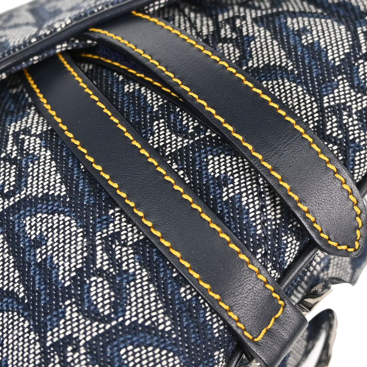 Christian Dior Navy Trotter Saddle Handbag