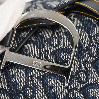 Christian Dior Navy Trotter Saddle Handbag