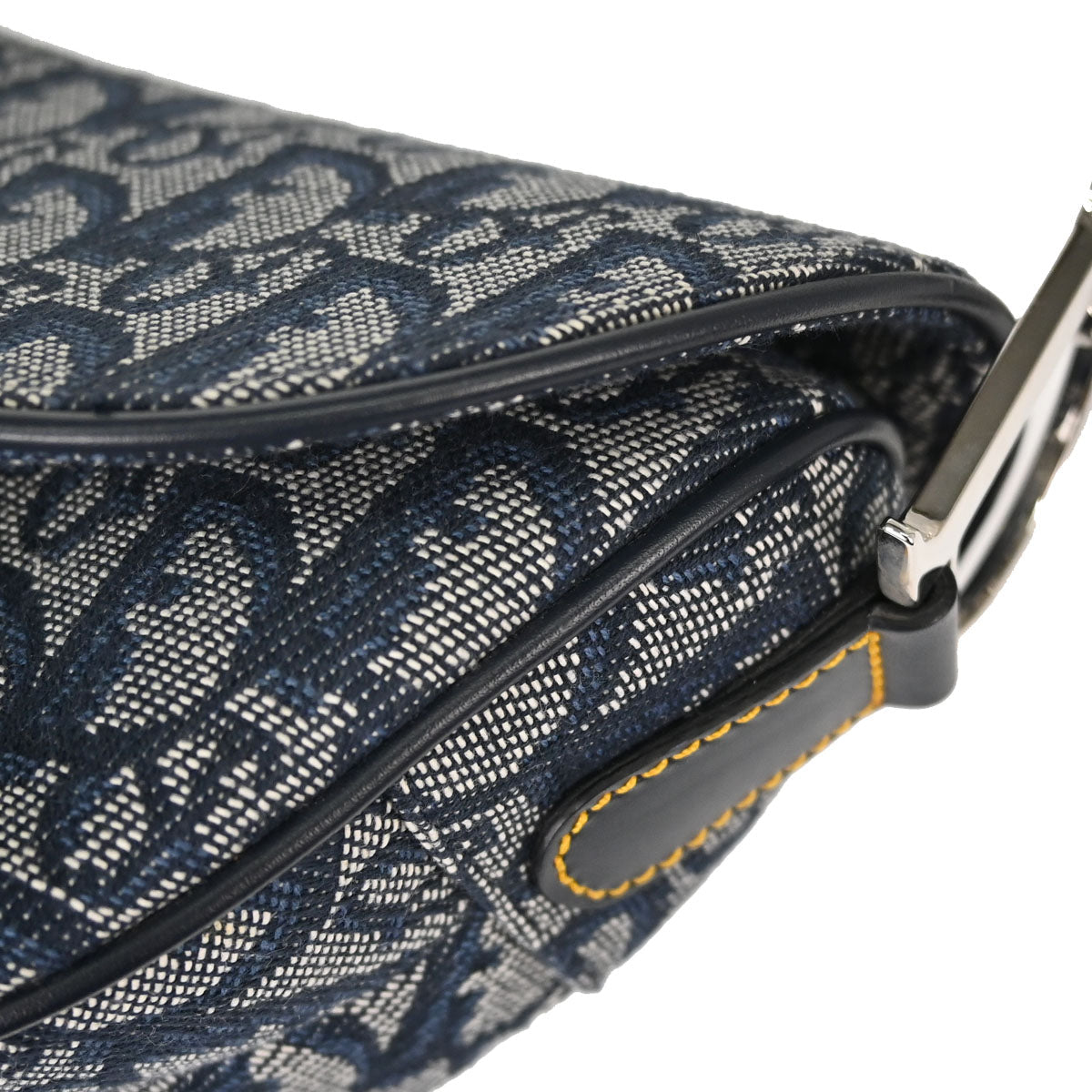 Christian Dior Navy Trotter Saddle Handbag