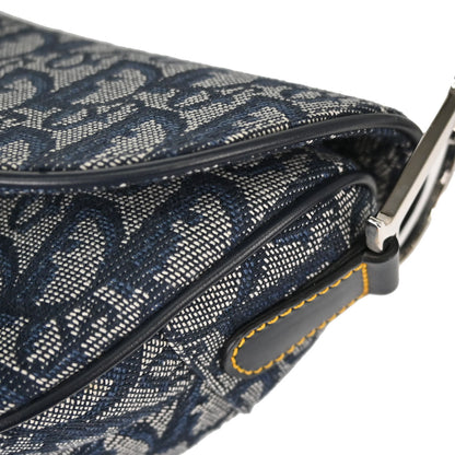 Christian Dior Navy Trotter Saddle Handbag