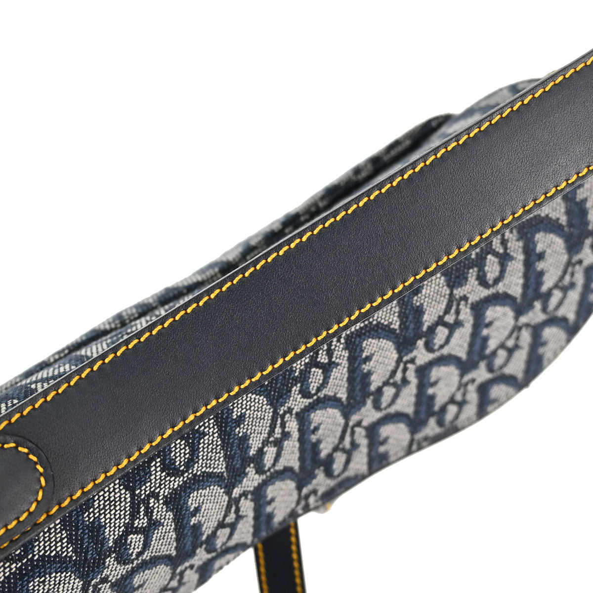 Christian Dior Navy Trotter Saddle Handbag