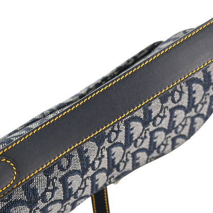 Christian Dior Navy Trotter Saddle Handbag