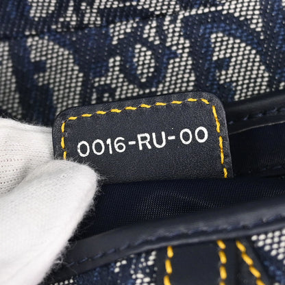 Christian Dior Navy Trotter Saddle Handbag