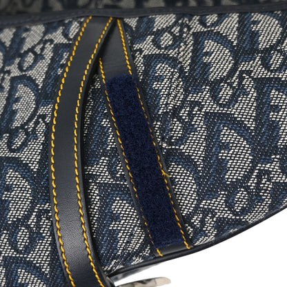 Christian Dior Navy Trotter Saddle Handbag