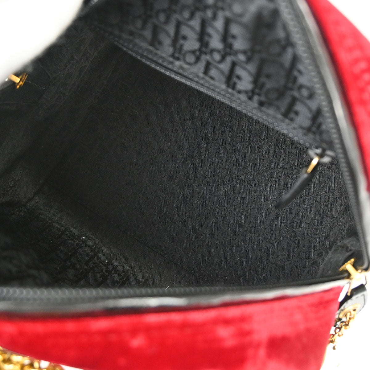 Christian Dior Brown Pony Hair Gambler Dice Handbag