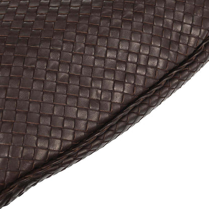 Bottega Veneta Brown Lambskin Intrecciato Hobo Handbag