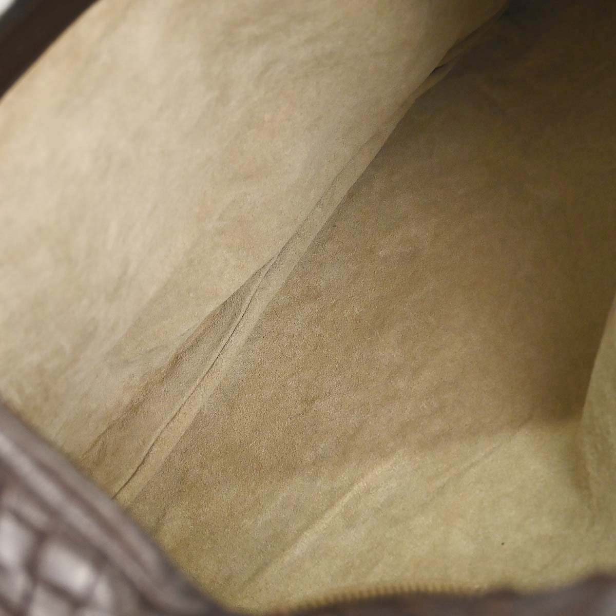 Bottega Veneta Brown Lambskin Intrecciato Hobo Handbag
