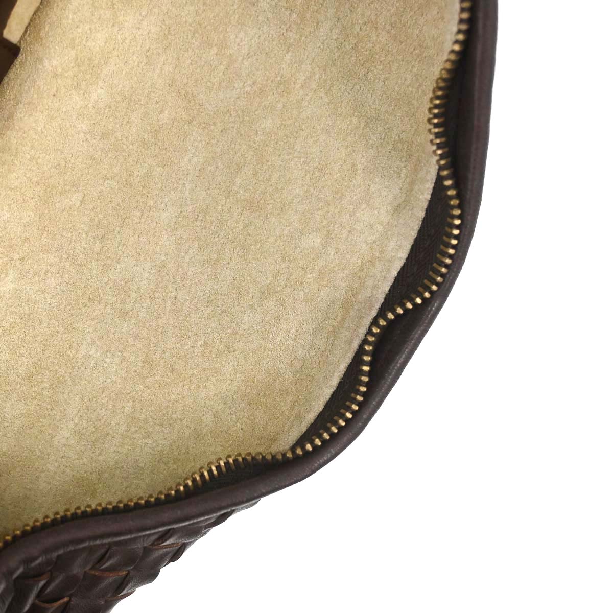 Bottega Veneta Brown Lambskin Intrecciato Hobo Handbag