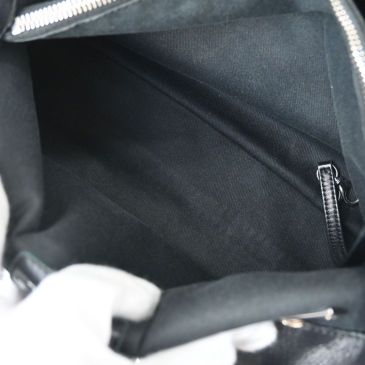 Chanel 2012-2013 Black Perforated Calfskin Up In The Air Tote 2way Chain Handbag
