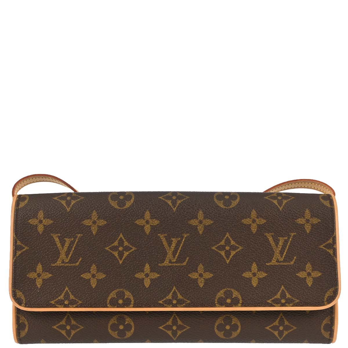 Louis Vuitton 2001 Monogram Pochette Twin GM Shoulder Bag M51852