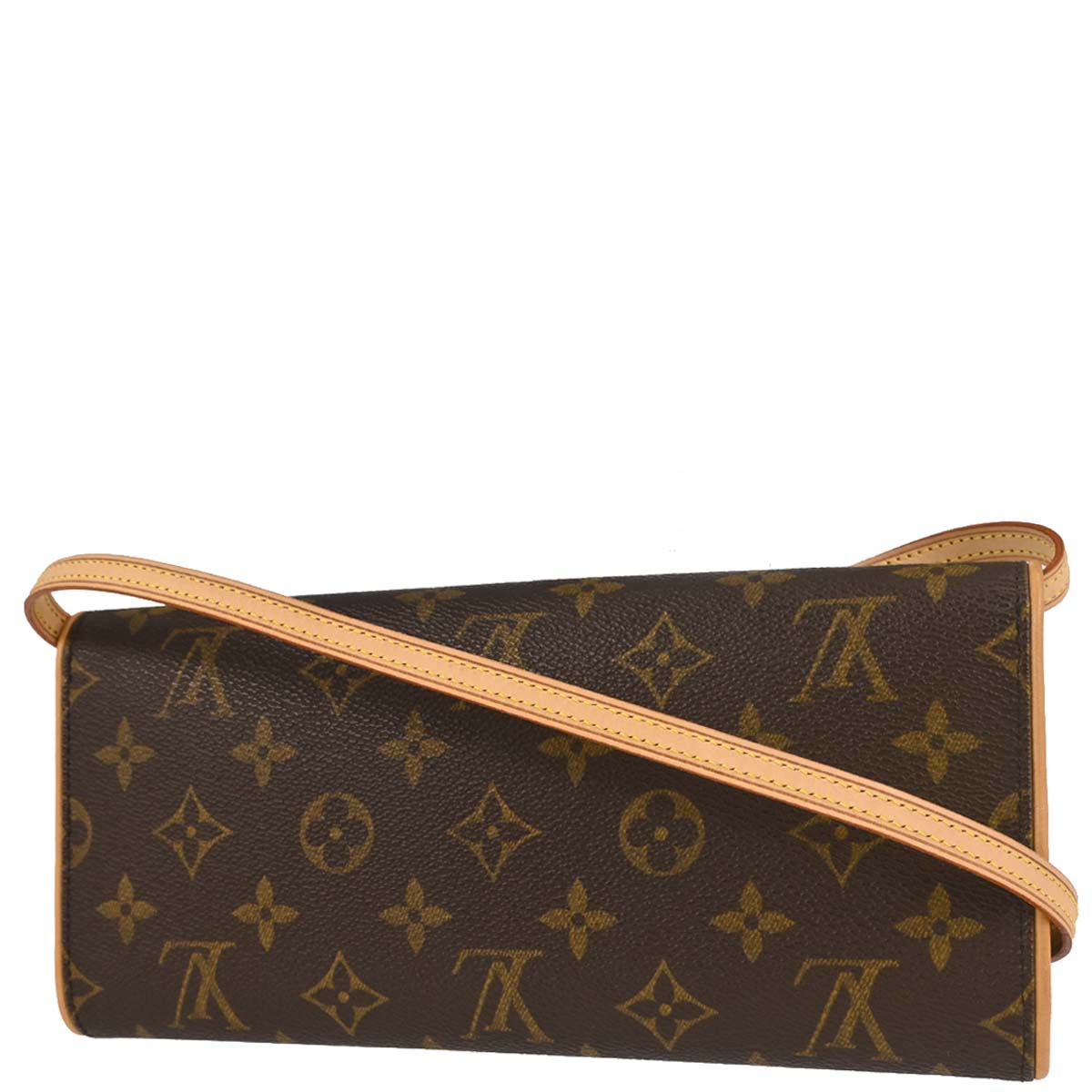 Louis Vuitton 2001 Monogram Pochette Twin GM Shoulder Bag M51852