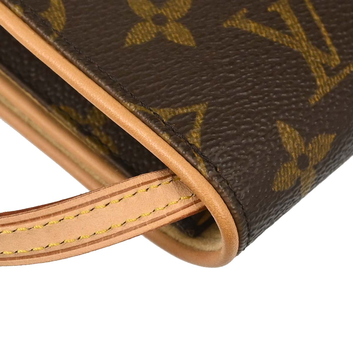 Louis Vuitton 2001 Monogram Pochette Twin GM Shoulder Bag M51852