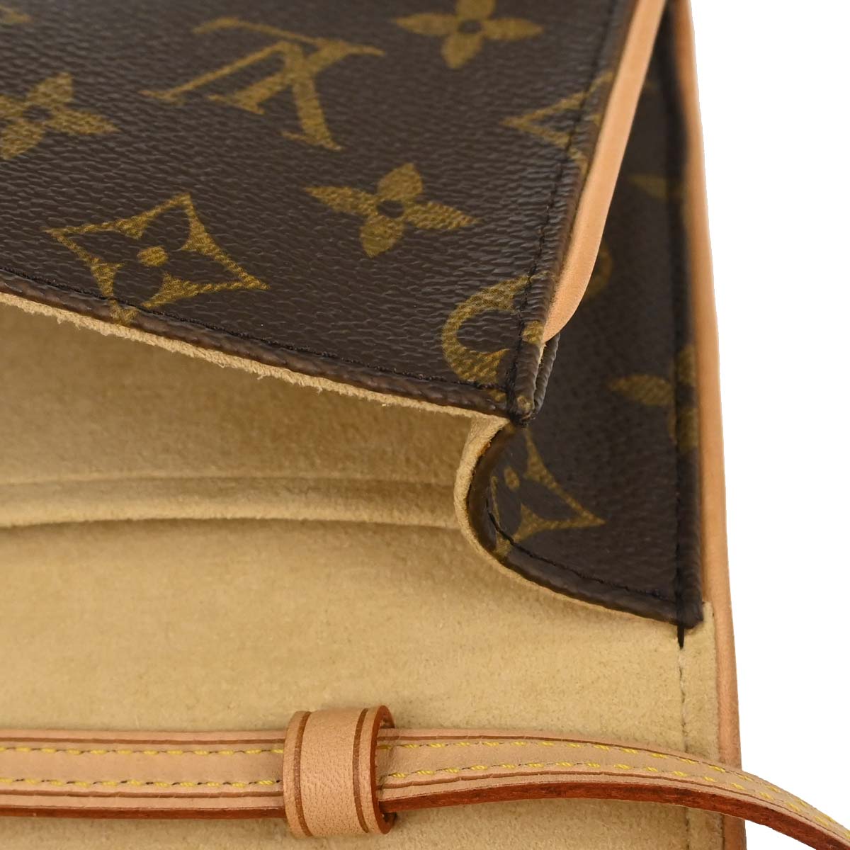 Louis Vuitton 2001 Monogram Pochette Twin GM Shoulder Bag M51852