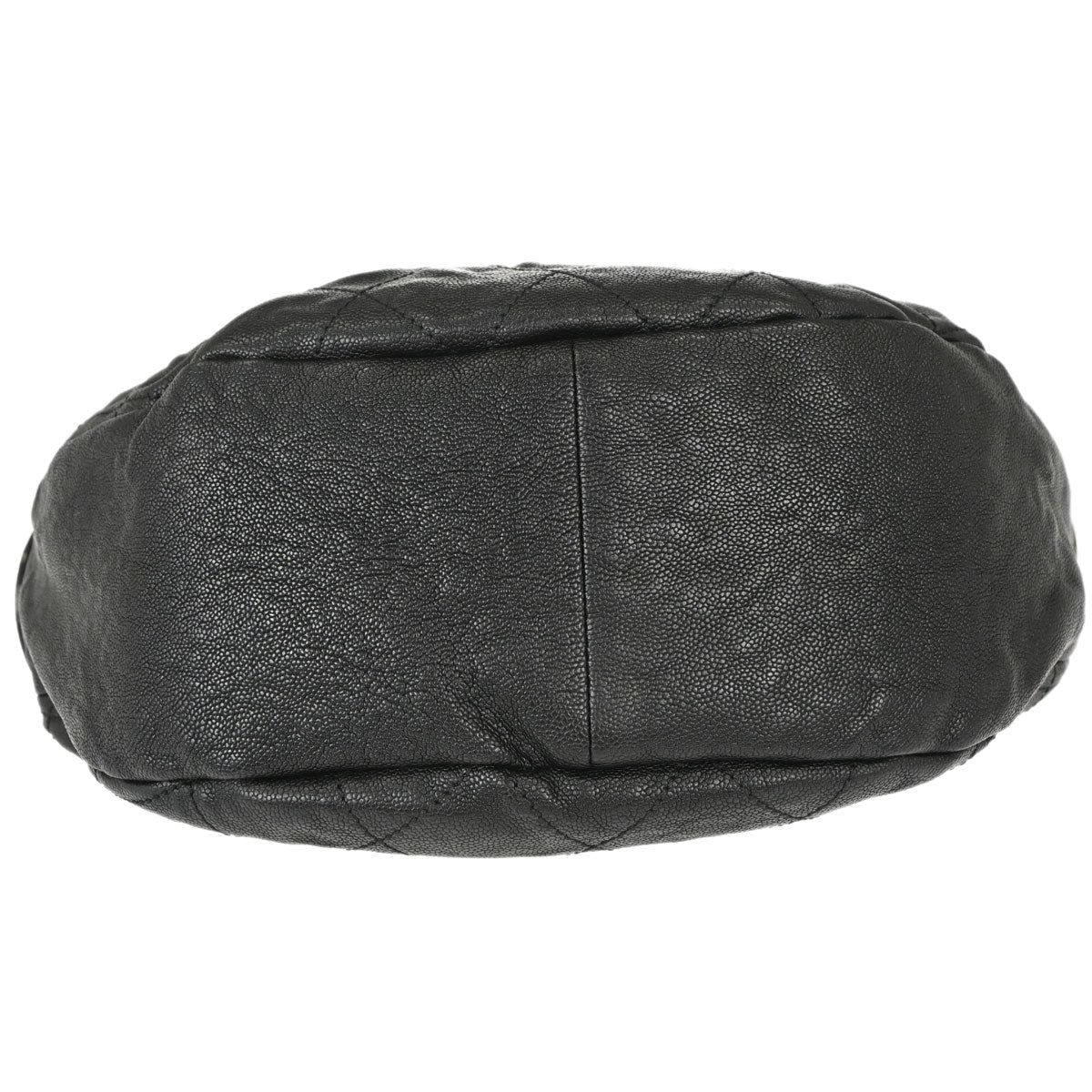 Chanel 2005-2006 Black Caviar Skin Outdoor Ligne Hobo Handbag