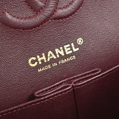 Chanel 2019 Black Caviar Skin Small Classic Double Flap Shoulder Bag