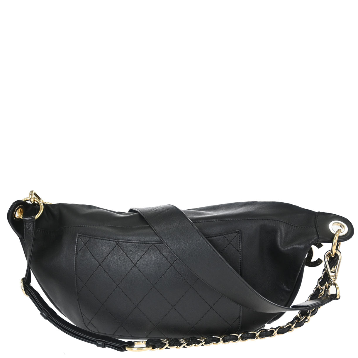 Chanel x Pharrell Williams 2018-2019 Black Lambskin 2way Waist Bag