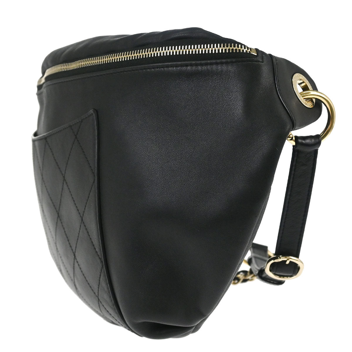 Chanel x Pharrell Williams 2018-2019 Black Lambskin 2way Waist Bag