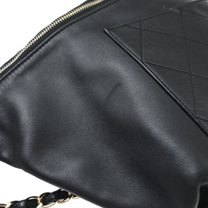 Chanel x Pharrell Williams 2018-2019 Black Lambskin 2way Waist Bag