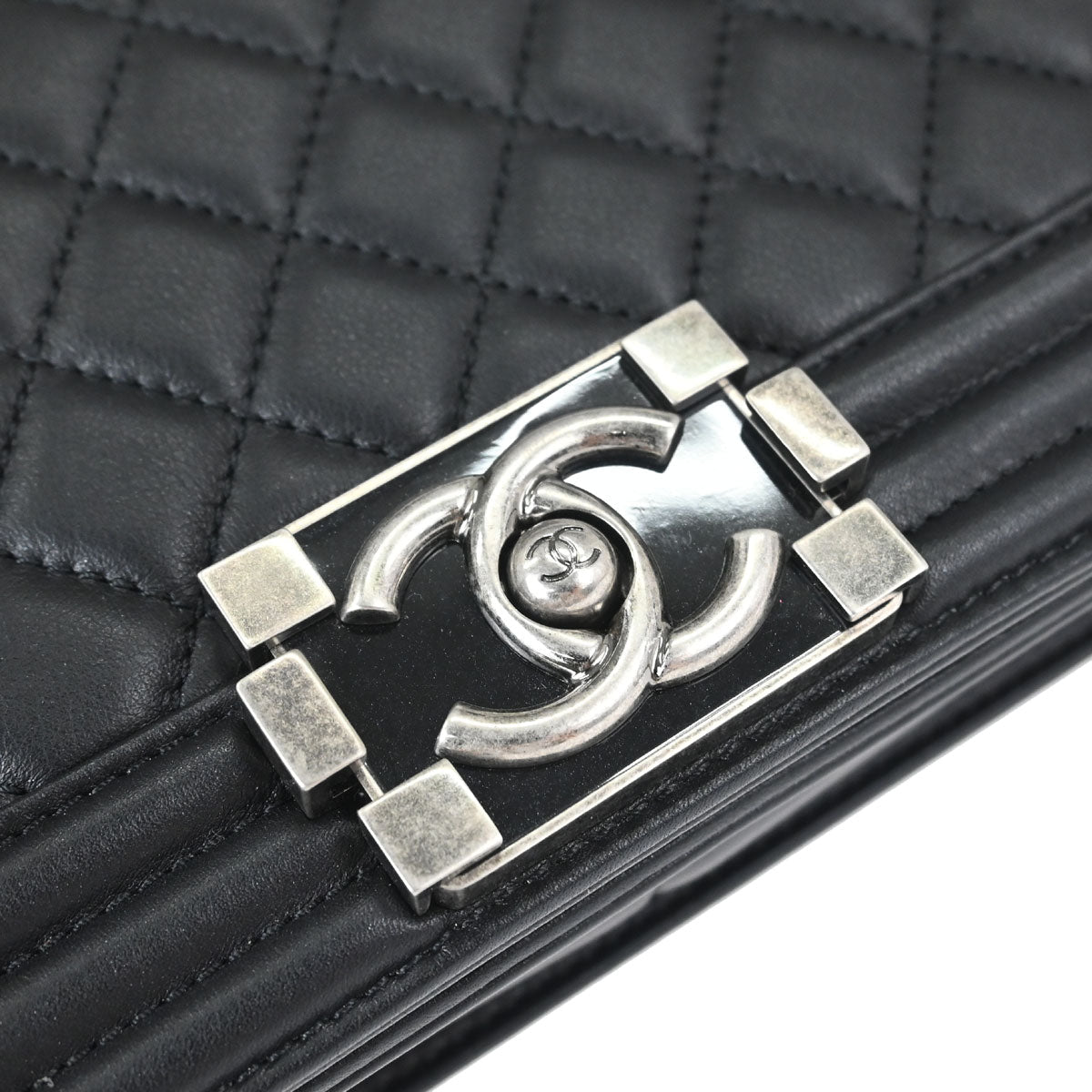 Boy Chanel 2014-2015 Black Lambskin Handbag