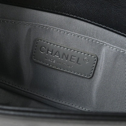 Boy Chanel 2014-2015 Black Lambskin Handbag