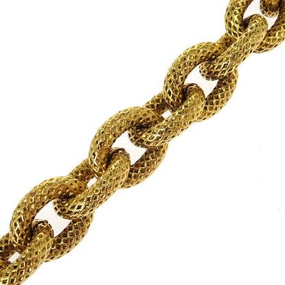 Chanel Gold CC Chain Pendant Necklace 93A